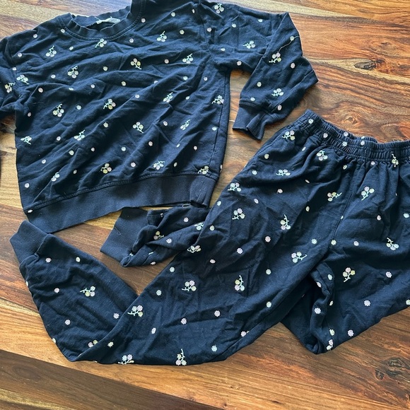 Maia Bergman Floral Black Jogger Numi set Small - Picture 2 of 14